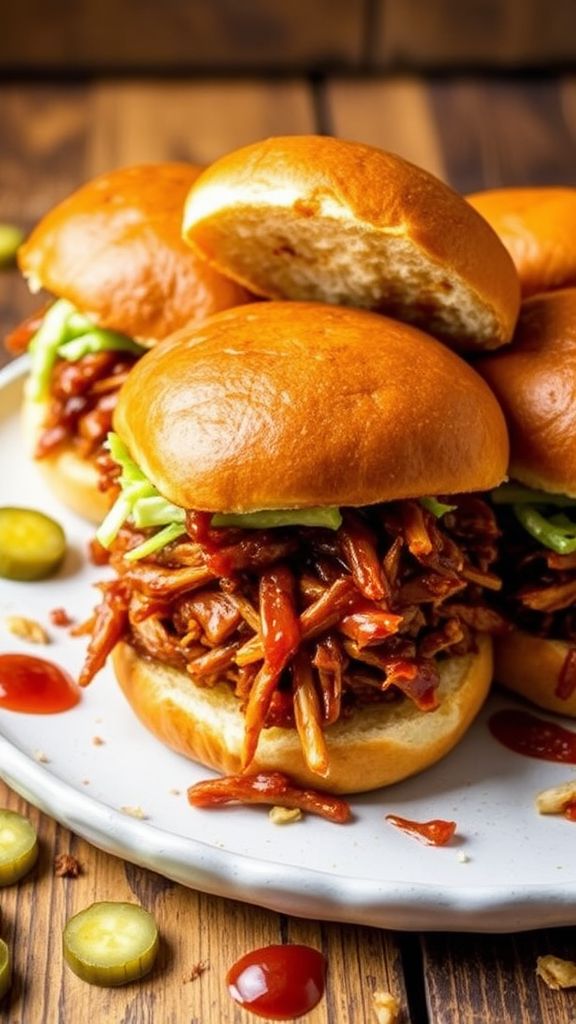 Smoky BBQ Jackfruit Sliders  