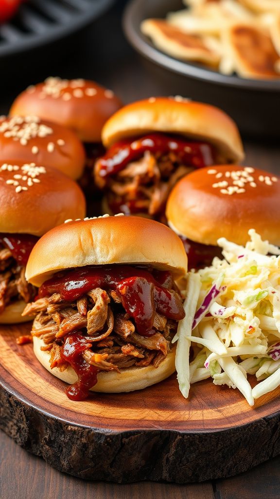 Smoky BBQ Pulled Pork Sliders