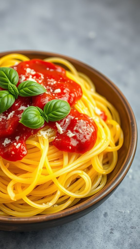 Spaghetti Squash with Marinara Sauce  