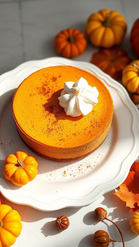 Spiced Pumpkin Vegan Cheesecake