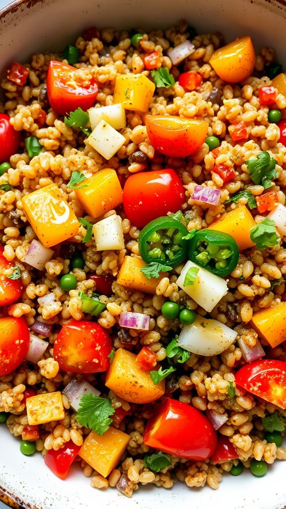 Spicy Lentil and Quinoa Salad