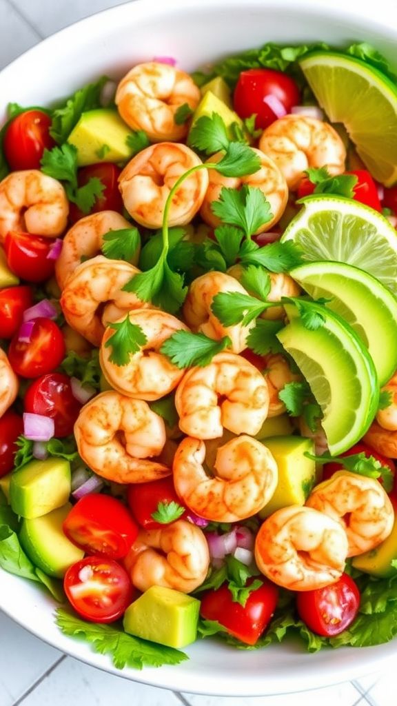 Spicy Shrimp Avocado Salad