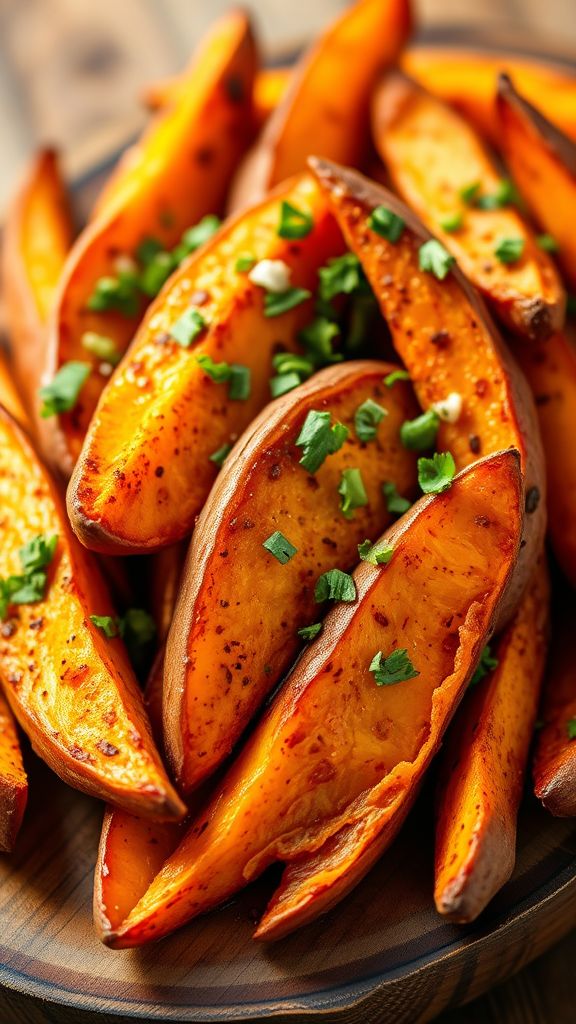 Spicy Sweet Potato Wedges  