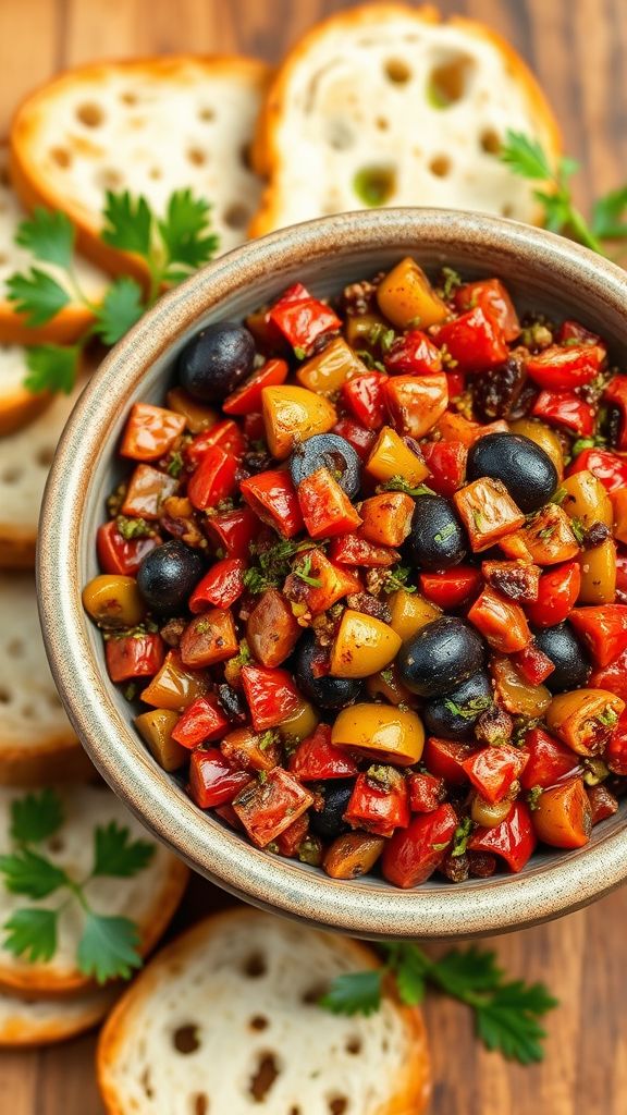 Sun-Dried Tomato and Olive Tapenade