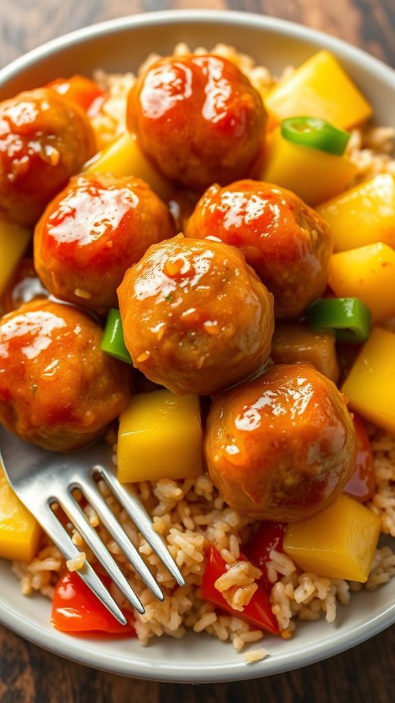 Sweet and Sour Meatballs  