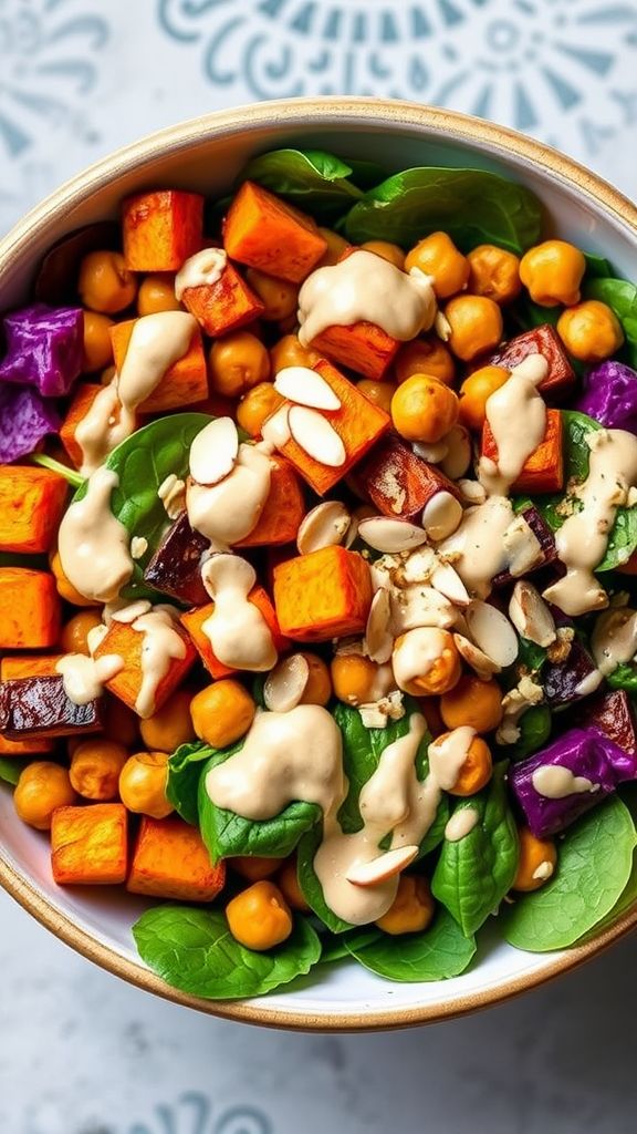 Sweet Potato and Chickpea Buddha Bowl  