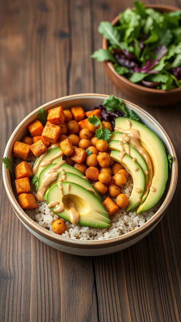 Sweet Potato and Chickpea Buddha Bowl