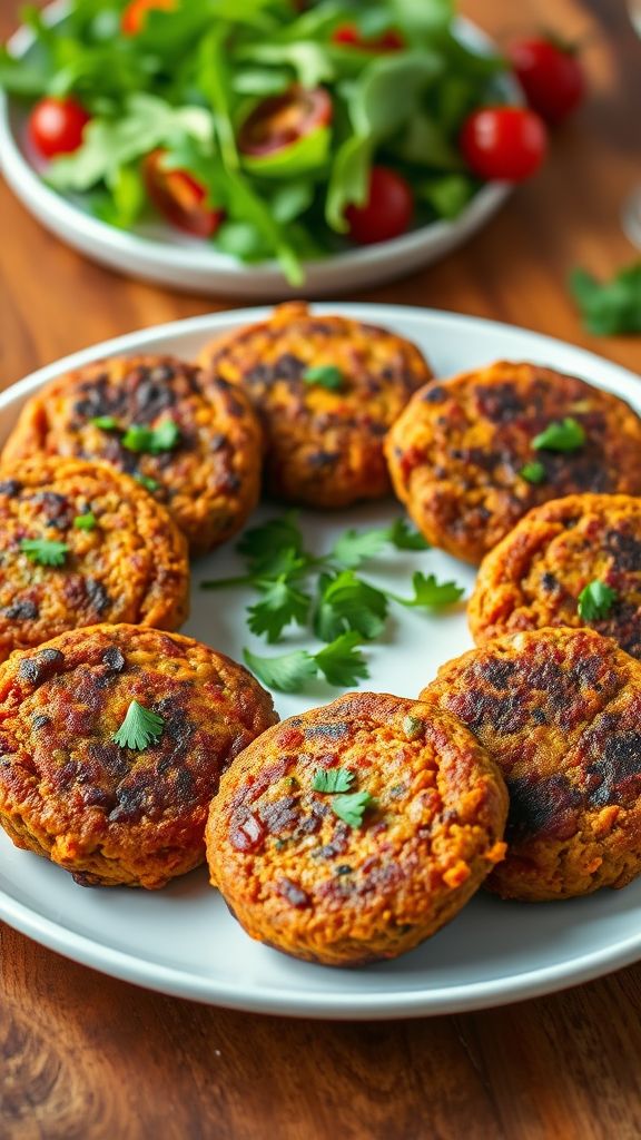 Sweet Potato and Lentil Patties