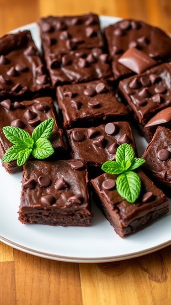 Sweet Potato Chocolate Cream Brownies