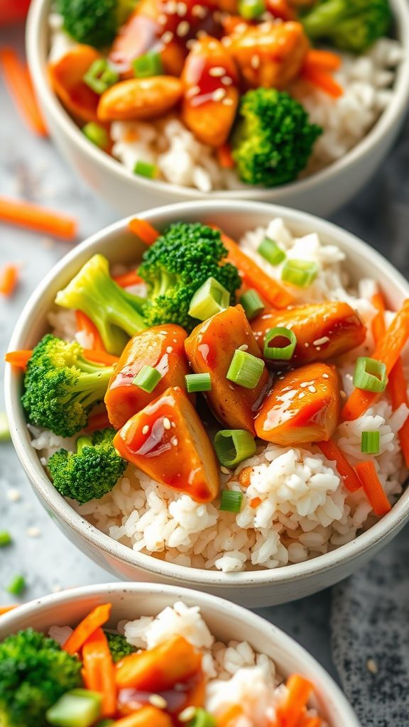 Teriyaki Chicken Rice Bowls