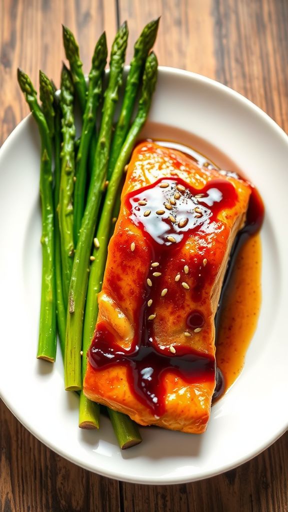 Teriyaki Salmon with Asparagus