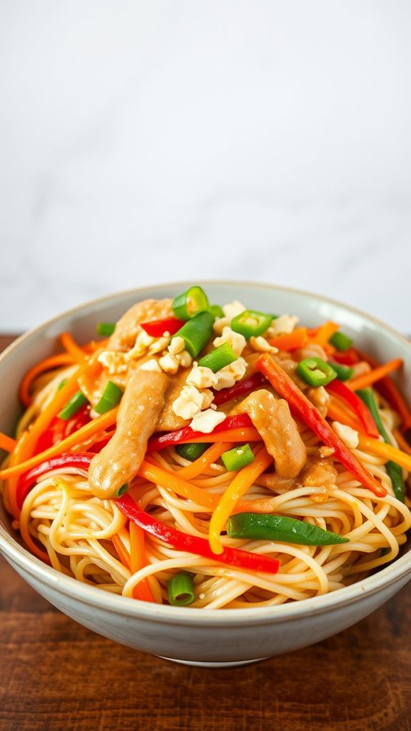 Thai Peanut Noodle Bowl  