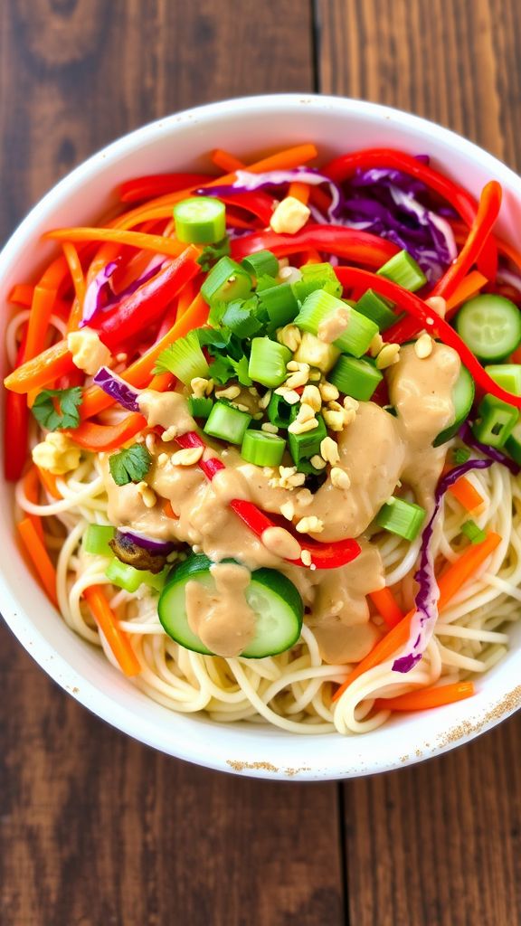 Thai Peanut Noodle Salad  