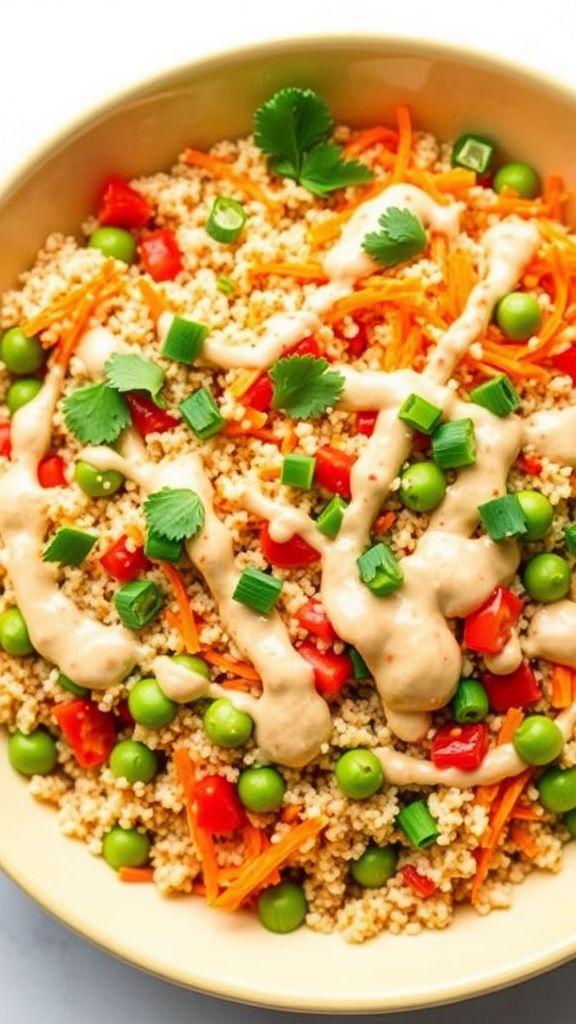 Thai Peanut Quinoa Salad