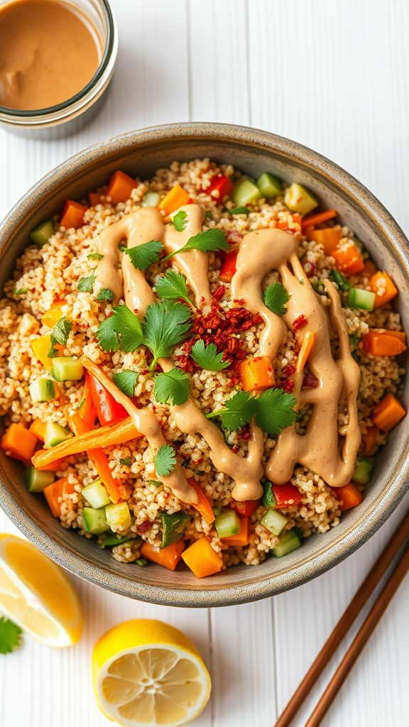 Thai Peanut Quinoa Salad