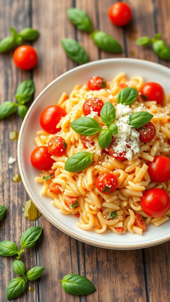 Tomato Basil Orzo Delight  