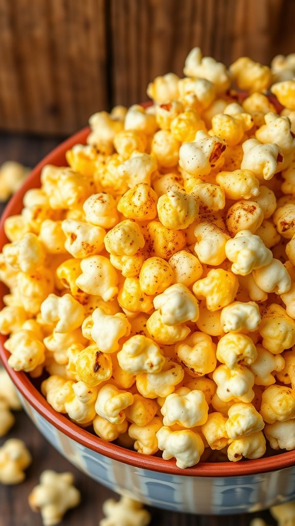 Trail-Worthy Cheddar Puffed Popcorn