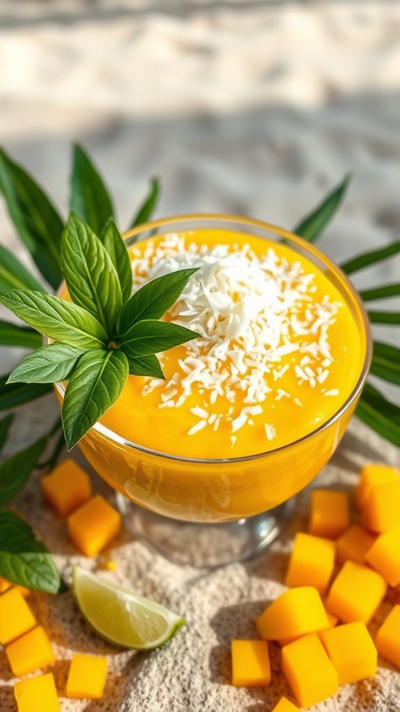 Tropical Raw Mango Coconut Bliss