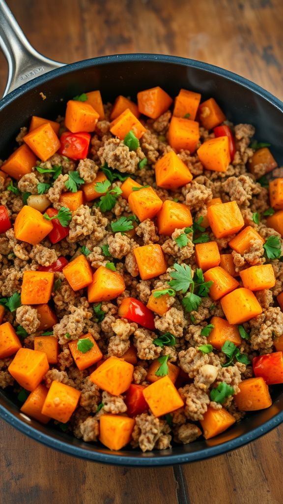 Turkey Sweet Potato Hash  