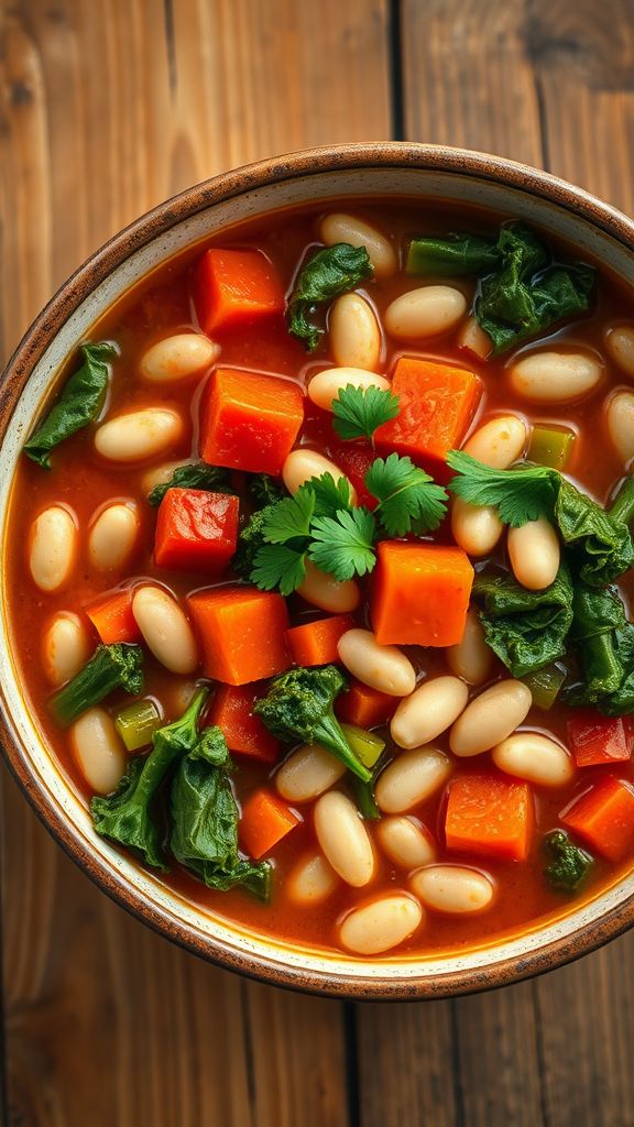 Tuscan Bean and Kale Stew  