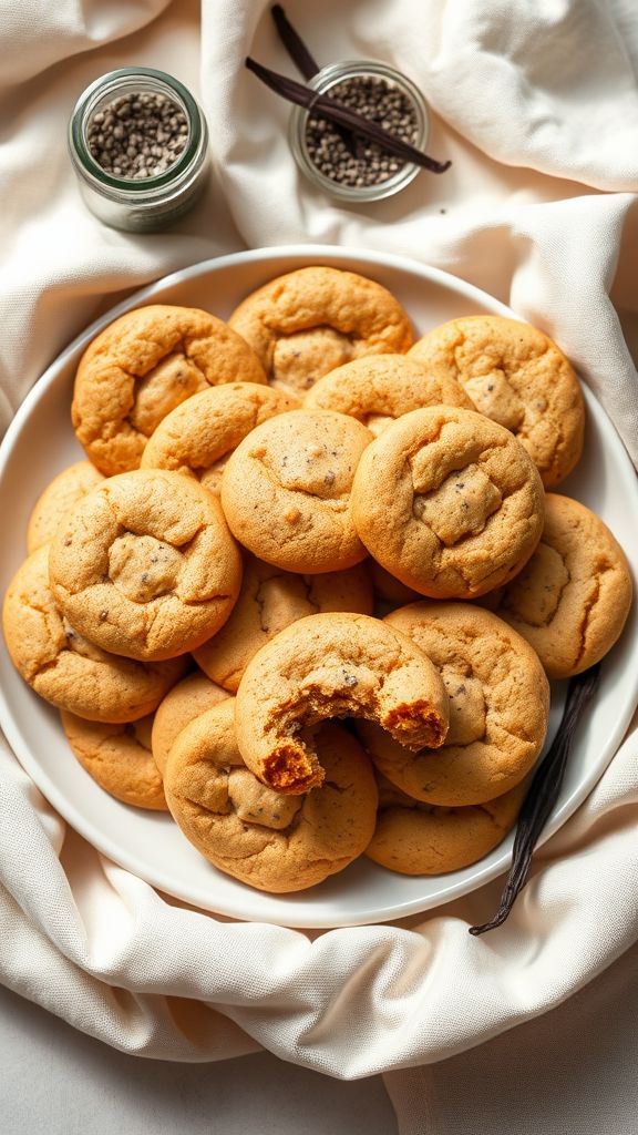 Vanilla Chia Seed Cookies