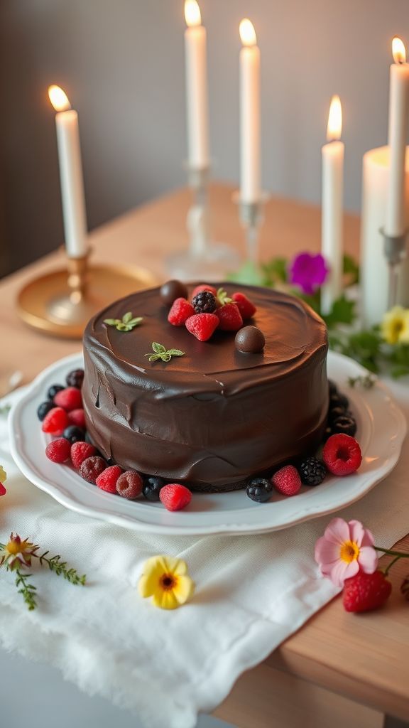 vegan chocolate cake recipes for celebrations