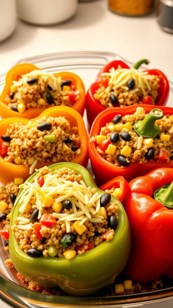 Veggie-Loaded Stuffed Peppers