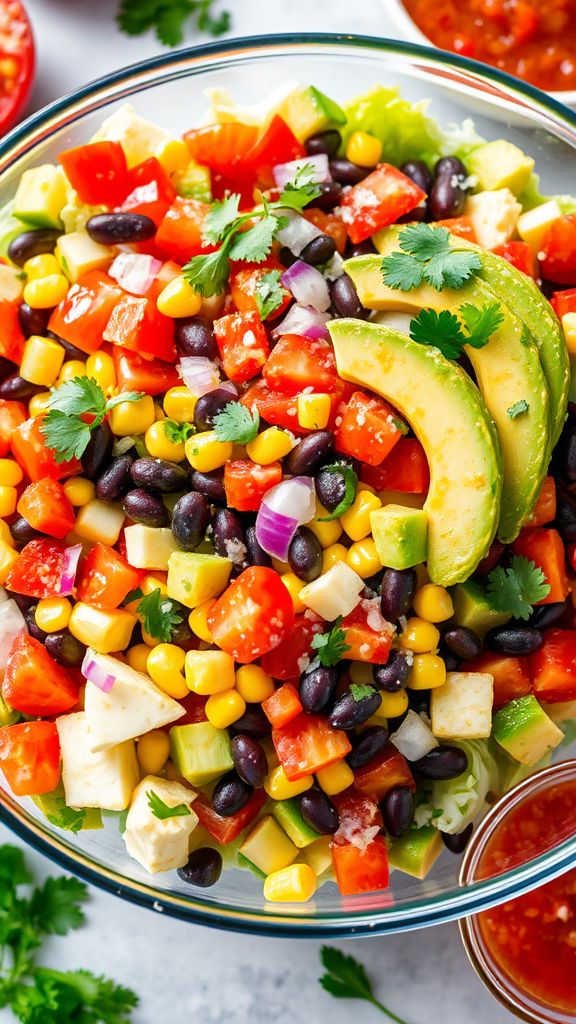 Veggie-Loaded Taco Salad