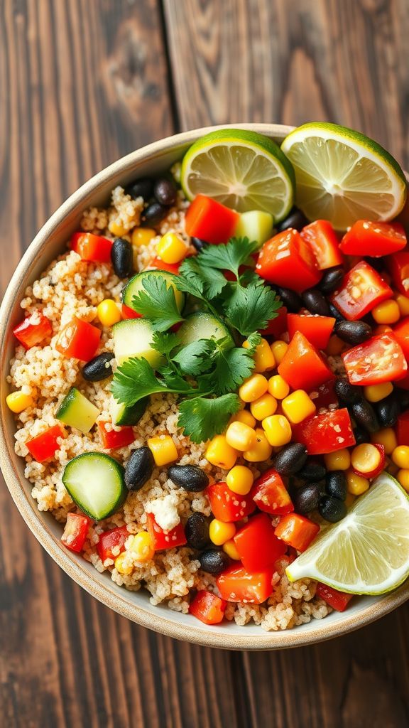 Veggie-Packed Quinoa Bowls