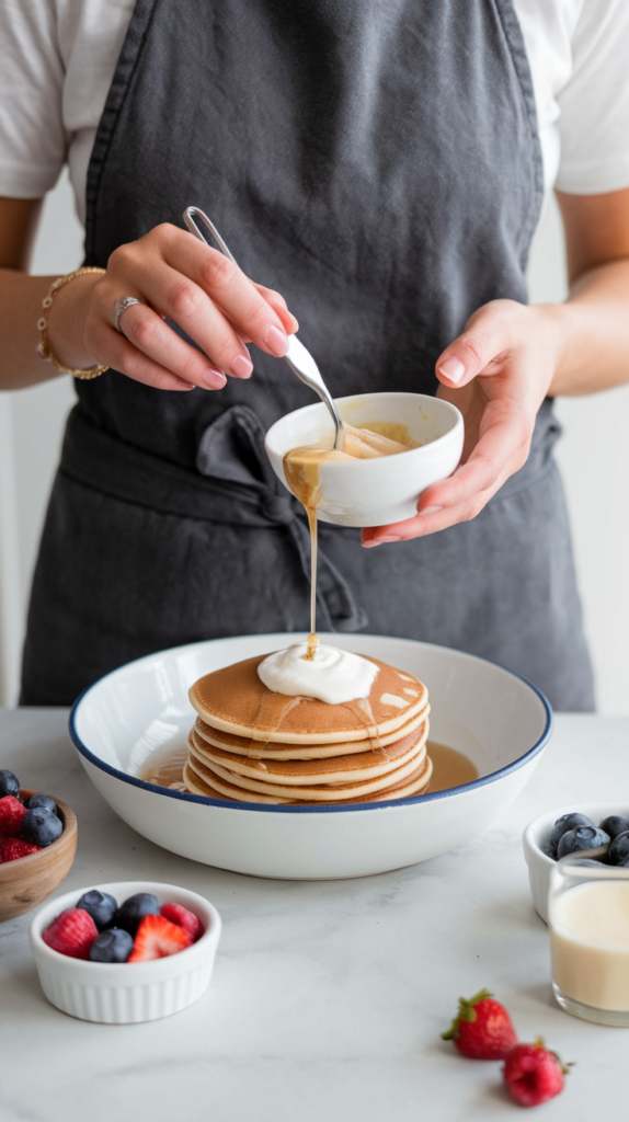 Almond Flour Protein Pancakes 