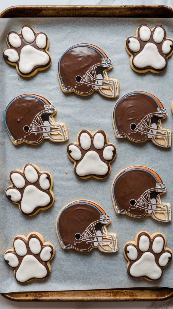 Playful Paws and Helmets Cookies