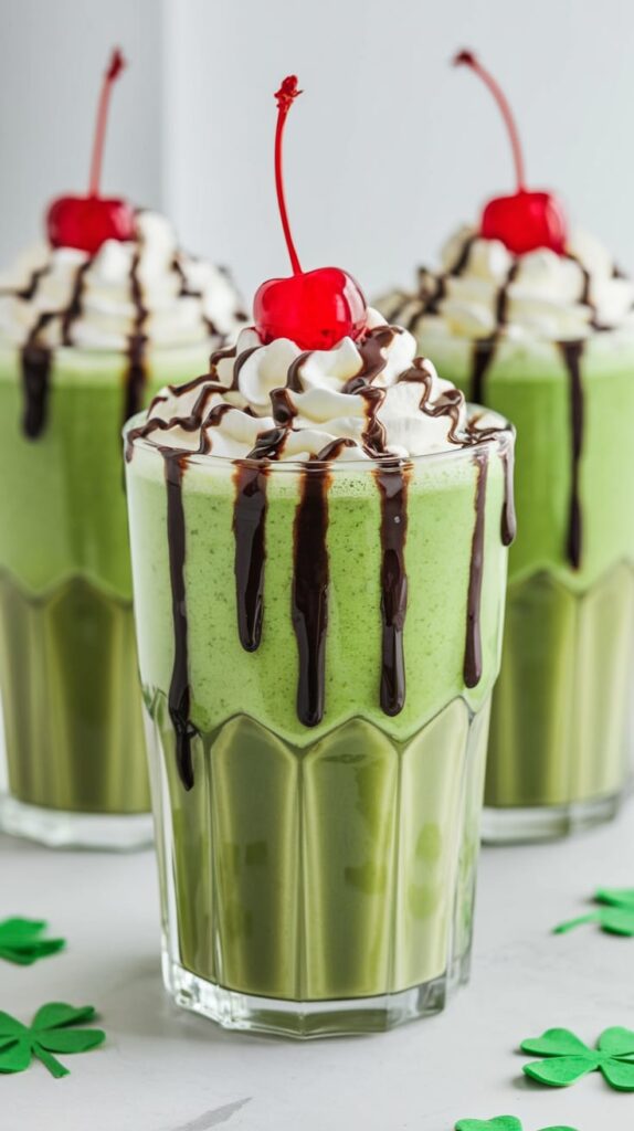 Shamrock Shake Smoothies