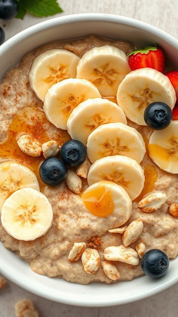 Almond Butter Banana Oatmeal  