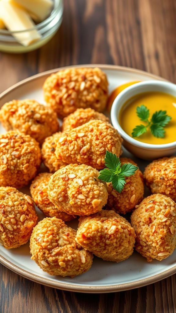 Almond-Crusted Chicken Bites