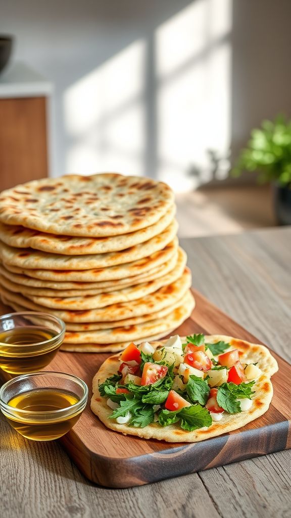 Almond Flour Flatbreads