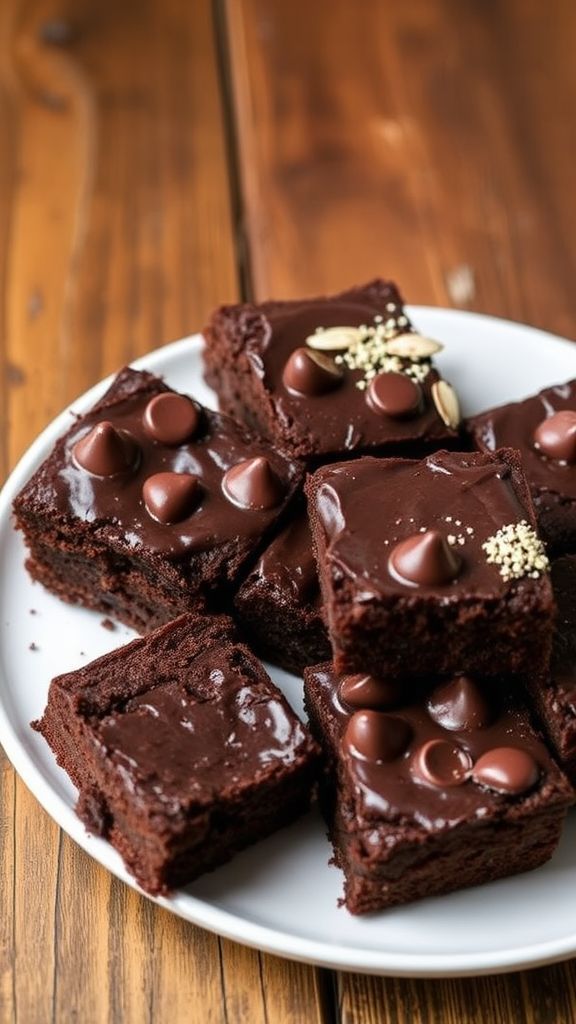 Almond Flour Fudgy Protein Brownies  