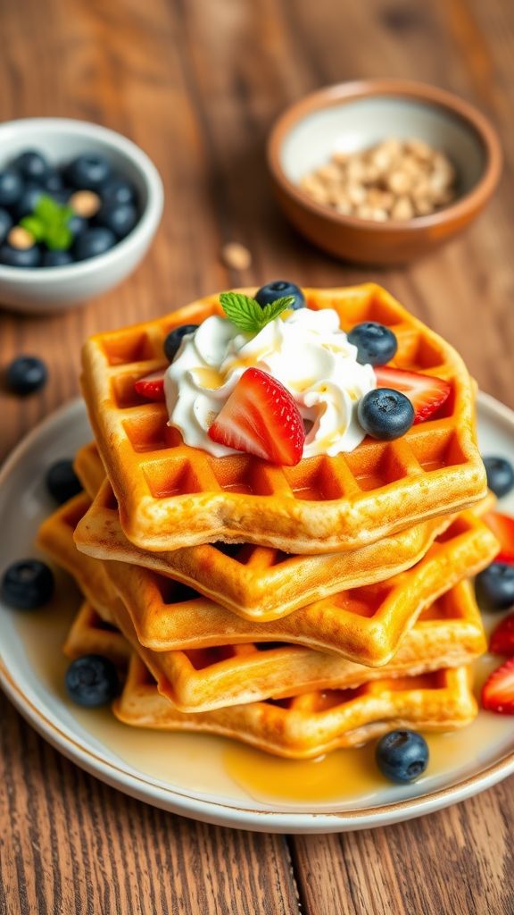 Almond Flour Keto Waffles  