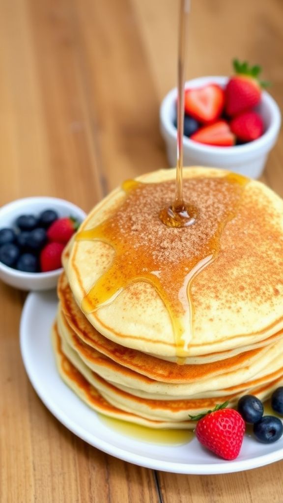 Almond Flour Pancakes with Cinnamon