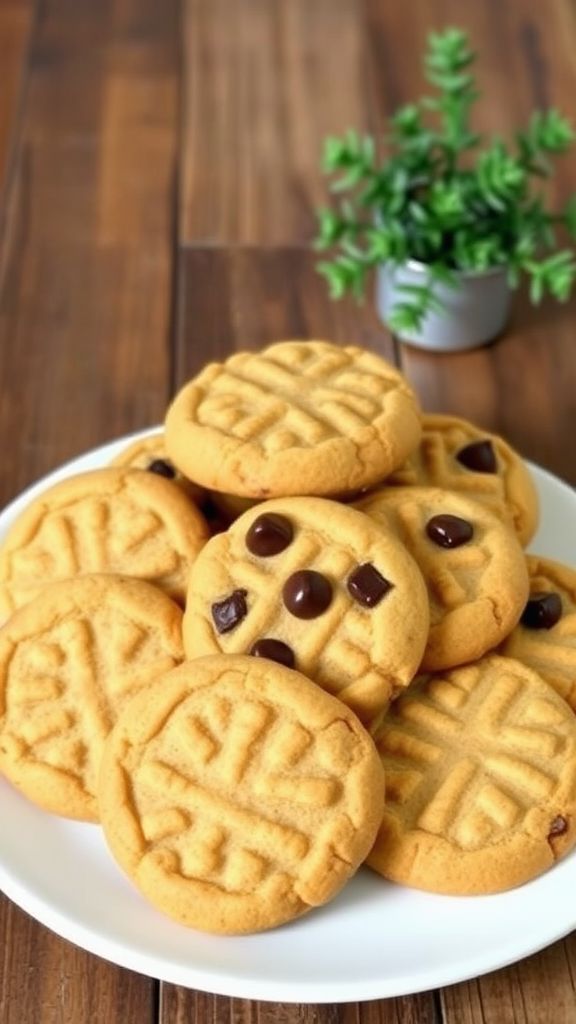 Almond Flour Peanut Butter Cookies  