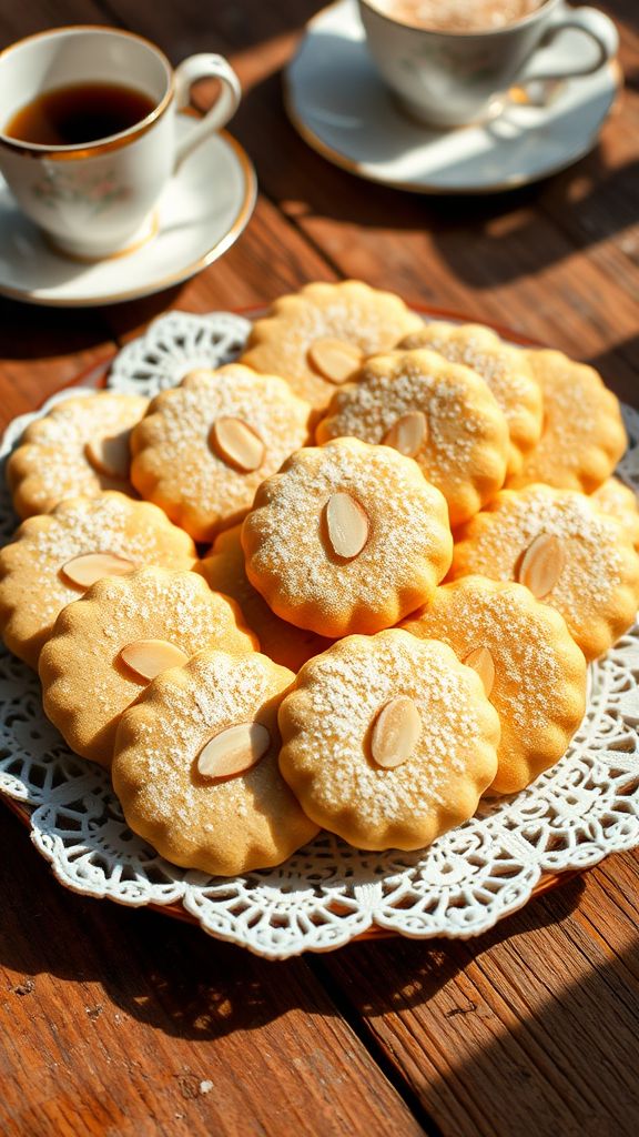 Almond Flour Shortbread Cookies