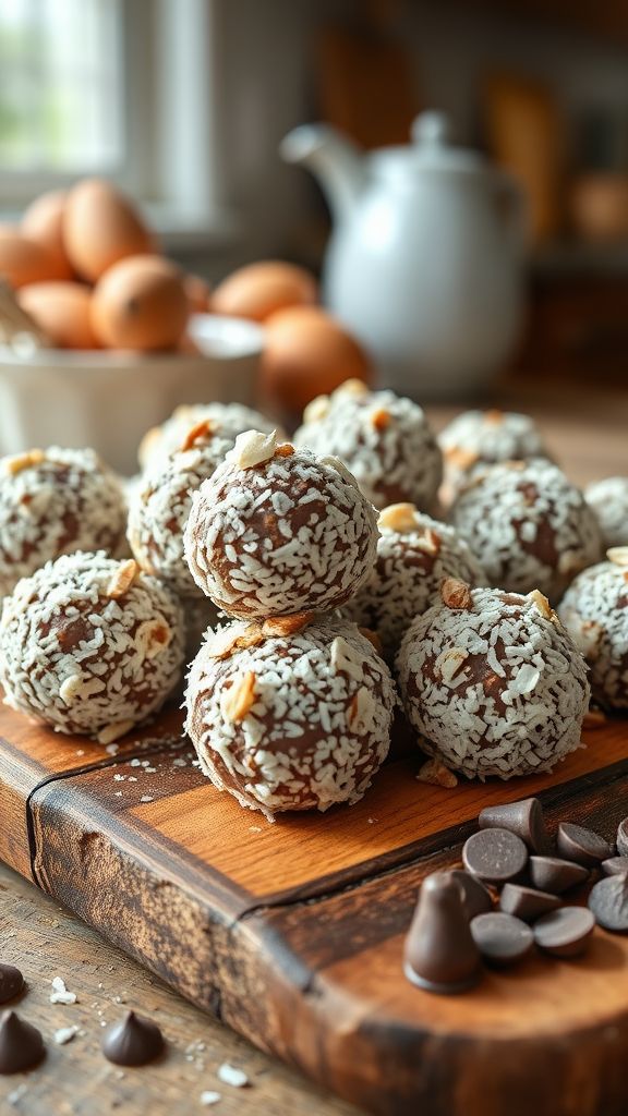 Almond Joy Protein Balls