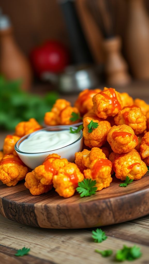 Anabolic Buffalo Cauliflower Bites  