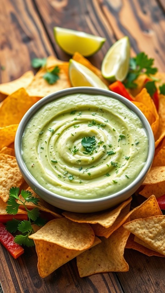 Avocado and Greek Yogurt Salsa Verde  