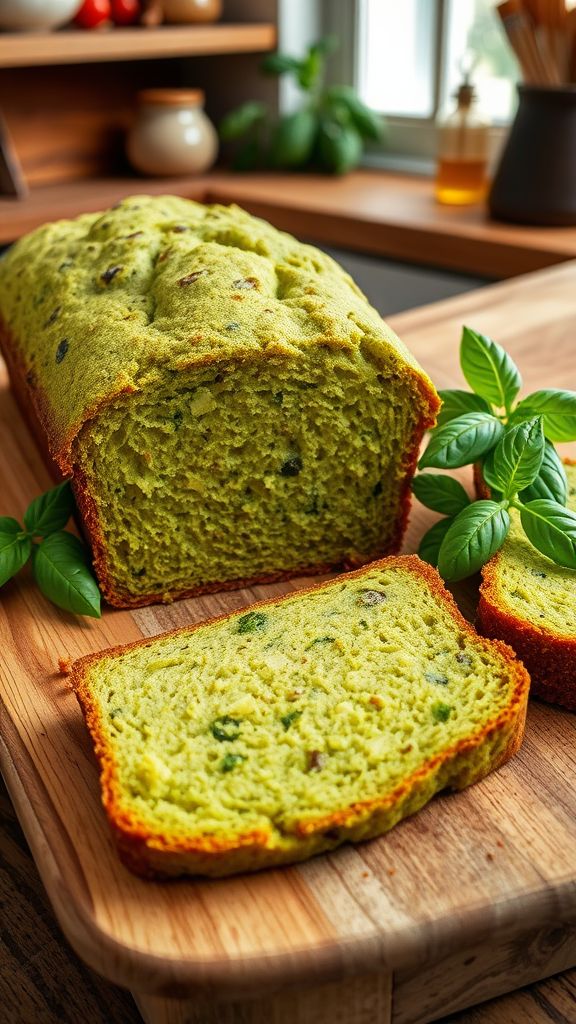 Avocado Basil Bread