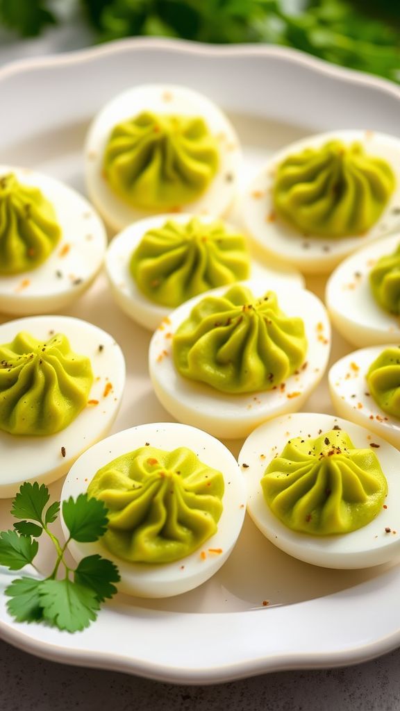 Avocado Deviled Eggs