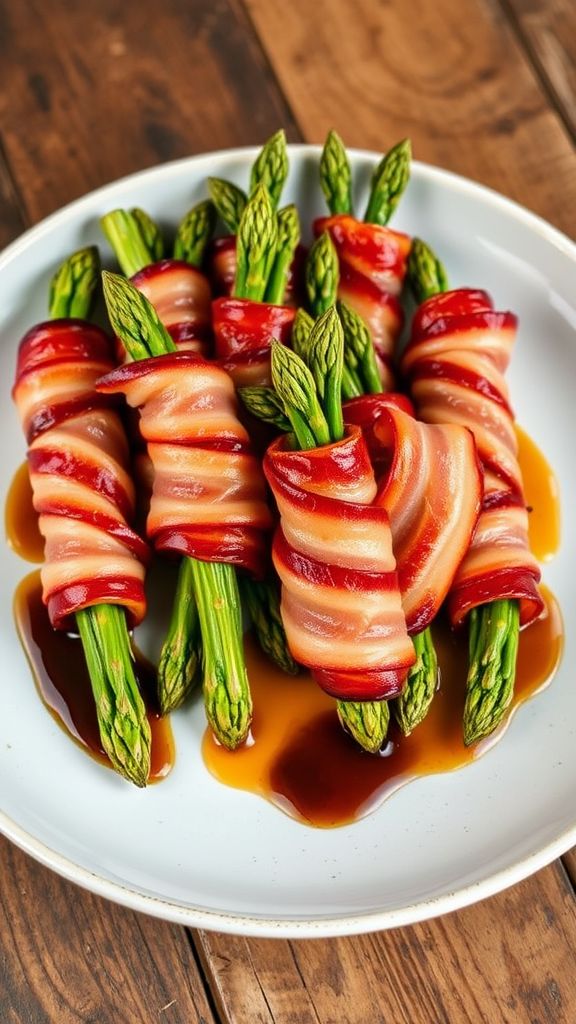 Bacon-Wrapped Asparagus Bundles