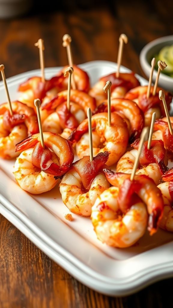 Bacon-Wrapped Shrimp Bites