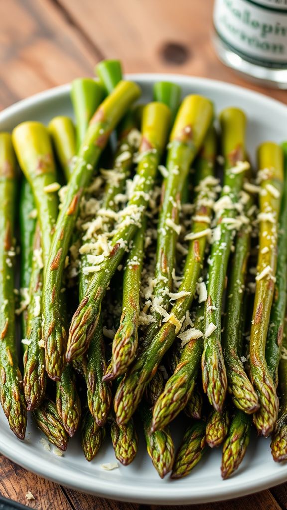 Baked Asparagus with Parmesan