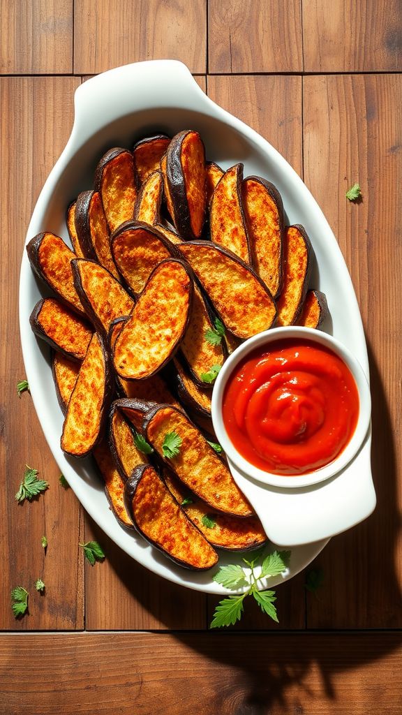 Baked Eggplant Fries