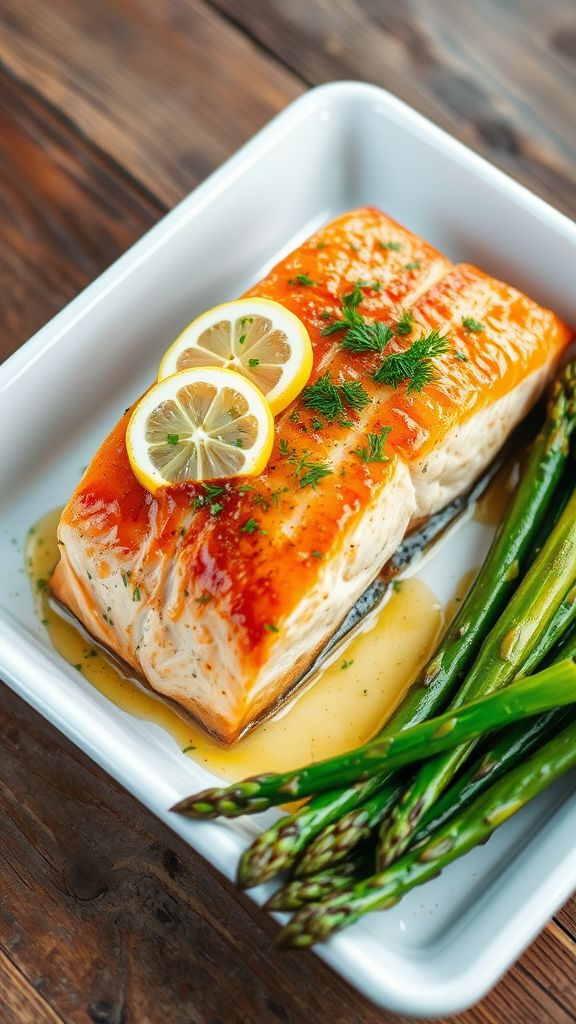 Baked Lemon Dill Salmon